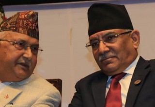 प्रधानमन्त्री ओली र अध्यक्ष दाहालबिच छलफल जारी