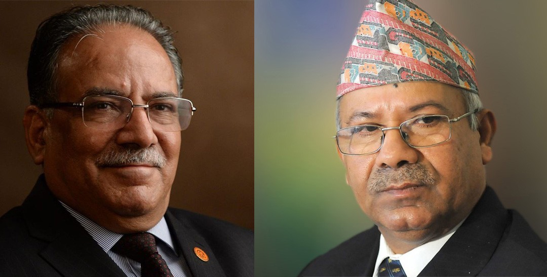 दाहाल-नेपाल पक्ष मानव साङ्लो बनाएर टुँडिखेल घेराउ गर्दै