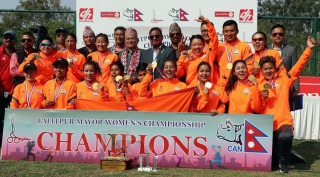 ललितपुर मेयर महिला टी–ट्वान्टी च्याम्पियनशीपको उपाधि एपीएफलाई, सुदुरपश्चिम ८ विकेटले पराजित