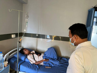 रेणुका भेट्न खेलकुद मन्त्री अस्पतालमा