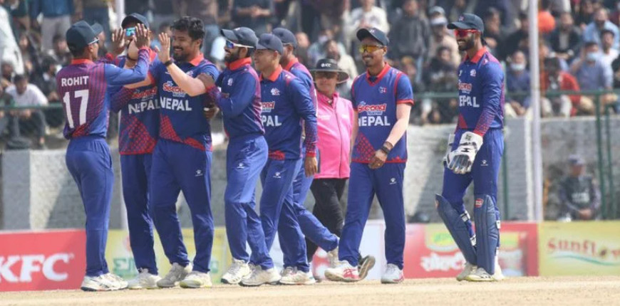 त्रिकोणात्मक टी–२० अन्तर्राष्ट्रिय क्रिकेट शृंखलामा नेपाल विजयी