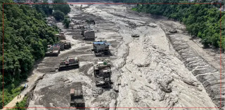 रसुवा बाढी अपडेट, १३४४ को शव फेला, झण्डै ५ हजार अझै बेपत्ता